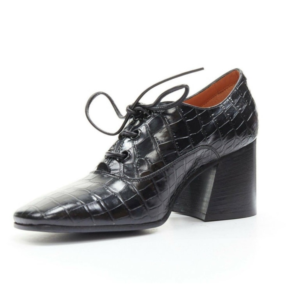CELINE Oxford block heels 39 - Picture 3 of 10